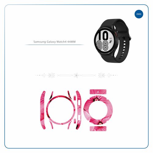 Samsung_Watch4 44mm_Pink_Flower_2